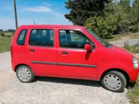 Gebraucht Opel Agila 75 PS (55 kW) 2002 Rot Van / Kleinbus