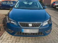 Usata Seat Leon 116 CV (85 kW) 2017 Blu Station wagon