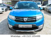 Gebraucht Dacia Sandero Prestige 90 PS (66 kW) 2013 Blau Kleinwagen