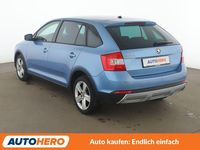 Gebraucht Skoda Rapid ScoutLine 90 PS (66 kW) 2016 Blau Kleinwagen