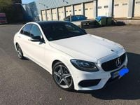 Gebraucht Mercedes C220 AMG line 163 PS (119 kW) 2014 Weiß Limousine
