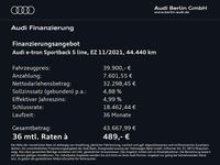 Gebraucht Audi e-tron S-Line 300 kW (408 PS) 2021 Plasmablau metallic SUV