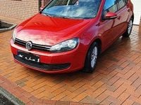Gebraucht VW Golf VI Style 80 PS (58 kW) 2010 Rot Kleinwagen