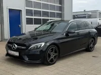Gebraucht Mercedes C220 AMG line 170 PS (125 kW) 2018 Schwarz Kombi