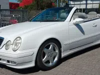 Gebraucht Mercedes CLK320 218 PS (160 kW) 2000 Weiß Cabrio