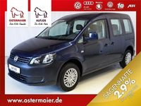 Gebraucht VW Caddy Trendline 102 PS (75 kW) 2013 Blau metallic Van / Kleinbus