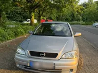 Gebraucht Opel Astra 101 PS (74 kW) 2002 Blau Kleinwagen