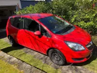 Gebraucht Opel Meriva 101 PS (74 kW) 2014 Rot Van / Kleinbus