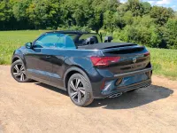 Gebraucht VW T-Roc Cabriolet R-line 150 PS (110 kW) 2022 Schwarz Cabrio