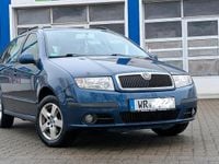 Gebraucht Skoda Fabia 80 PS (58 kW) 2007 Blau Kombi