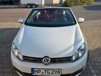 Gebraucht VW Golf Cabriolet 105 PS (77 kW) 2012 Weiß Cabrio