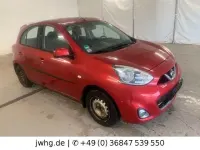 Gebraucht Nissan Micra Acenta 98 PS (72 kW) 2015 Intense red (m) (metallic) Kleinwagen
