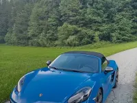 Gebraucht Porsche Boxster 300 PS (220 kW) 2022 Blau Cabrio