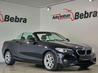 Gebraucht BMW 220 Advantage 190 PS (139 kW) 2016 Saphirschwarz Cabrio