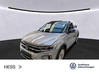 Gebraucht VW T-Roc Style 110 PS (80 kW) 2023 Pyrit silber metallic/schwarz SUV