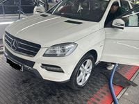 Gebraucht Mercedes ML250 204 PS (150 kW) 2012 Weiß SUV