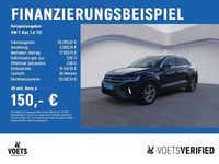 Gebraucht VW T-Roc R-line 110 PS (80 kW) 2023 Schwarz SUV