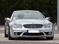 Gebraucht Mercedes SL350 AMG 245 PS (180 kW) 2005 Silber Cabrio