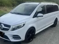 Gebraucht Mercedes V220 AMG line 190 PS (139 kW) 2019 Weiß Van / Kleinbus