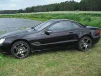 Gebraucht Mercedes SL500 306 PS (225 kW) 2004 Schwarz Cabrio
