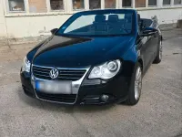Brugt VW Eos 122 HK (89 kW) 2009 Sort Cabriolet