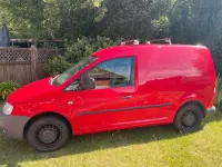 Gebraucht VW Caddy 75 PS (55 kW) 2005 Rot Van / Kleinbus