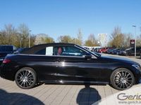 Gebraucht Mercedes C250 AMG line 211 PS (155 kW) 2017 Obsidianschwarz metallic (metallic) Cabrio