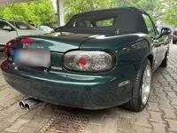 Gebraucht Mazda MX5 110 PS (80 kW) 2001 Grün Cabrio