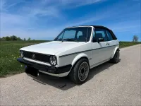 Gebraucht VW Golf Cabriolet 95 PS (69 kW) 1987 Weiß Cabrio