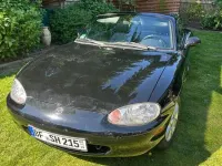 Usata Mazda MX5 140 CV (102 kW) 2000 Nero Cabrio