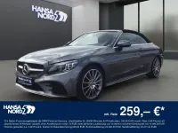 Gebraucht Mercedes C180 AMG 156 PS (114 kW) 2019 Grau / selenitgrau (metallic) Cabrio