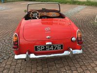 Second-hand MG Midget 48 CP (35 kW) 1962 Roșu Cabrio