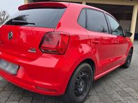 Gebraucht VW Polo 90 PS (66 kW) 2015 Rot Kleinwagen