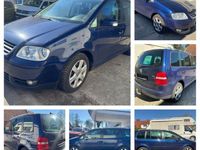 Gebraucht VW Touran Highline 101 PS (74 kW) 2004 Blau Van / Kleinbus