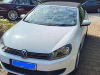 Gebraucht VW Golf Cabriolet 105 PS (77 kW) 2013 Weiß Cabrio