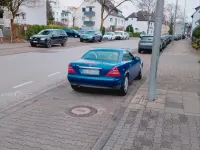 Gebraucht Mercedes SLK200 136 PS (100 kW) 1999 Blau Cabrio