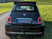 gebraucht Fiat 500C Cabrio Lounge 1,2 , schwarz, Einparkhilfe, Klima, AHK