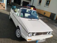 Gebraucht VW Golf Cabriolet 95 PS (69 kW) 1987 Weiß Cabrio