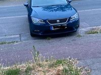 Usata Seat Leon 110 CV (80 kW) 2017 Blu Utilitaria