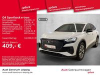 Gebraucht Audi Q4 Sportback e-tron Advanced 150 kW (204 PS) 2022 Gletscherweiß metallic SUV