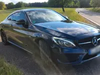 Gebraucht Mercedes C220 AMG 170 PS (125 kW) 2018 Blau Coupé