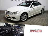 Gebraucht Mercedes E500 Avantgarde 408 PS (300 kW) 2012 Calcitweiss  unilack Cabrio
