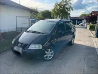 Gebraucht VW Sharan 90 PS (66 kW) 2002 Schwarz Van / Kleinbus
