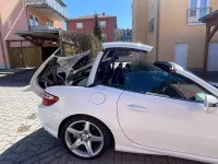 Gebraucht Mercedes SLK200 184 PS (135 kW) 2014 Weiß Cabrio