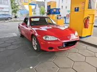 Gebraucht Mazda MX5 110 PS (80 kW) 2002 Rot Cabrio