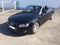 Gebraucht Audi A5 Cabriolet S-Line 160 PS (117 kW) 2010 Schwarz metallic Cabrio
