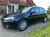 Gebraucht VW Golf VI Trendline 105 PS (77 kW) 2009 Schwarz Kleinwagen