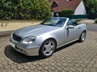 Gebraucht Mercedes SLK320 218 PS (160 kW) 2000 Silber Cabrio