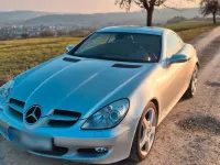 Gebraucht Mercedes SLK350 272 PS (200 kW) 2004 Silber Cabrio
