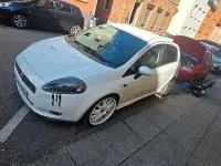 Gebraucht Fiat Punto Racing 120 PS (88 kW) 2008 Weiß Kleinwagen